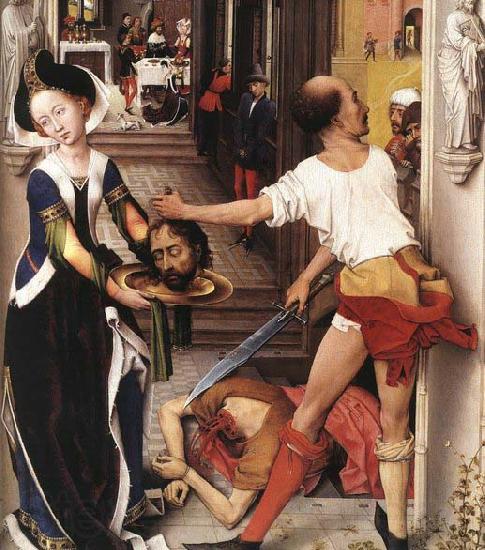 WEYDEN, Rogier van der St John Altarpiece France oil painting art